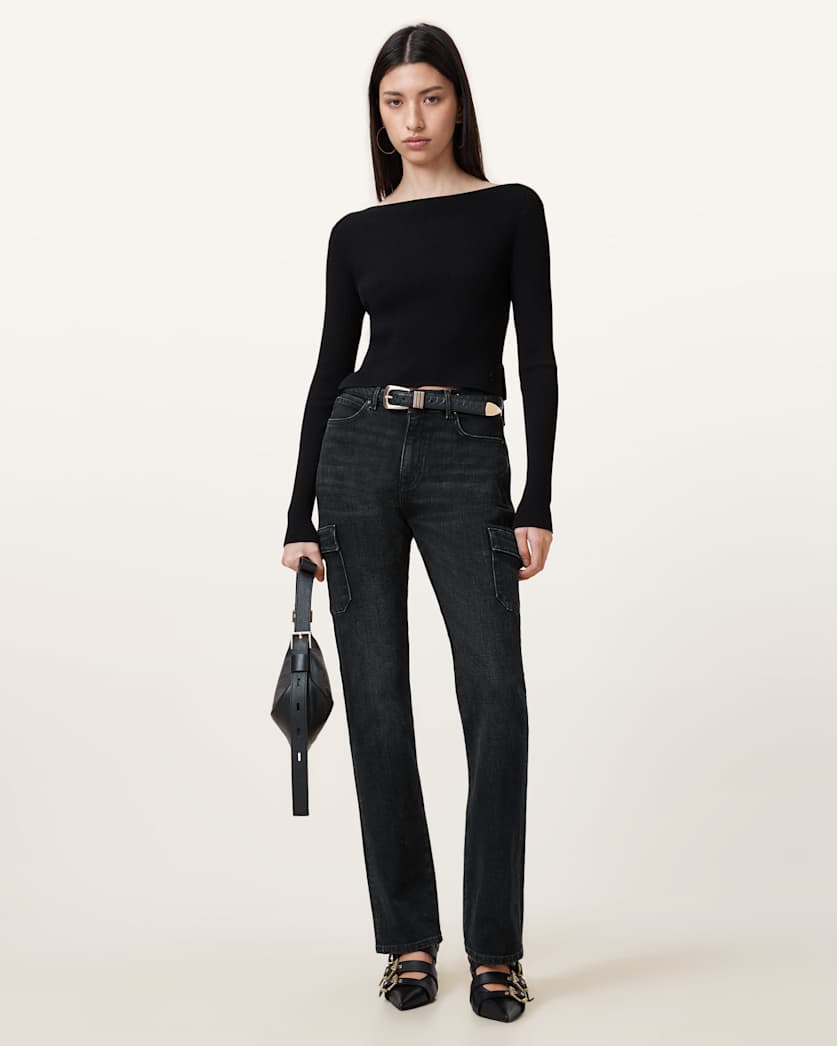 Hollis Slim Denim Bootcut Jeans