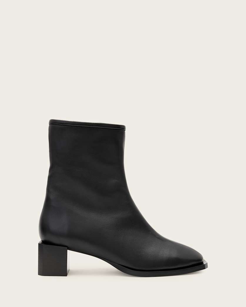 Avril Leather Ankle Boots