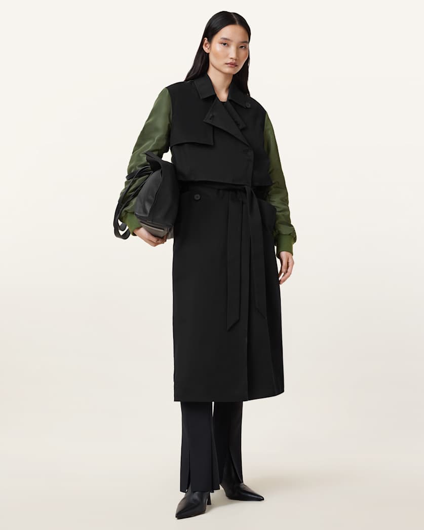 Penni 2-in-1 Trench Bomber Jacket