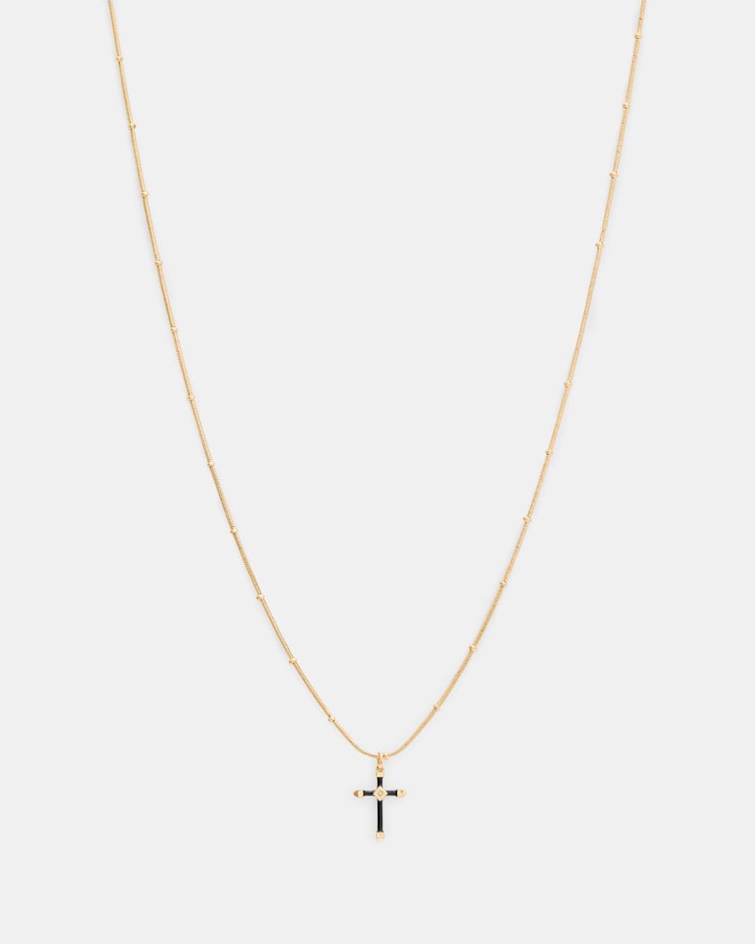 Lyra Cross Pendant Necklace