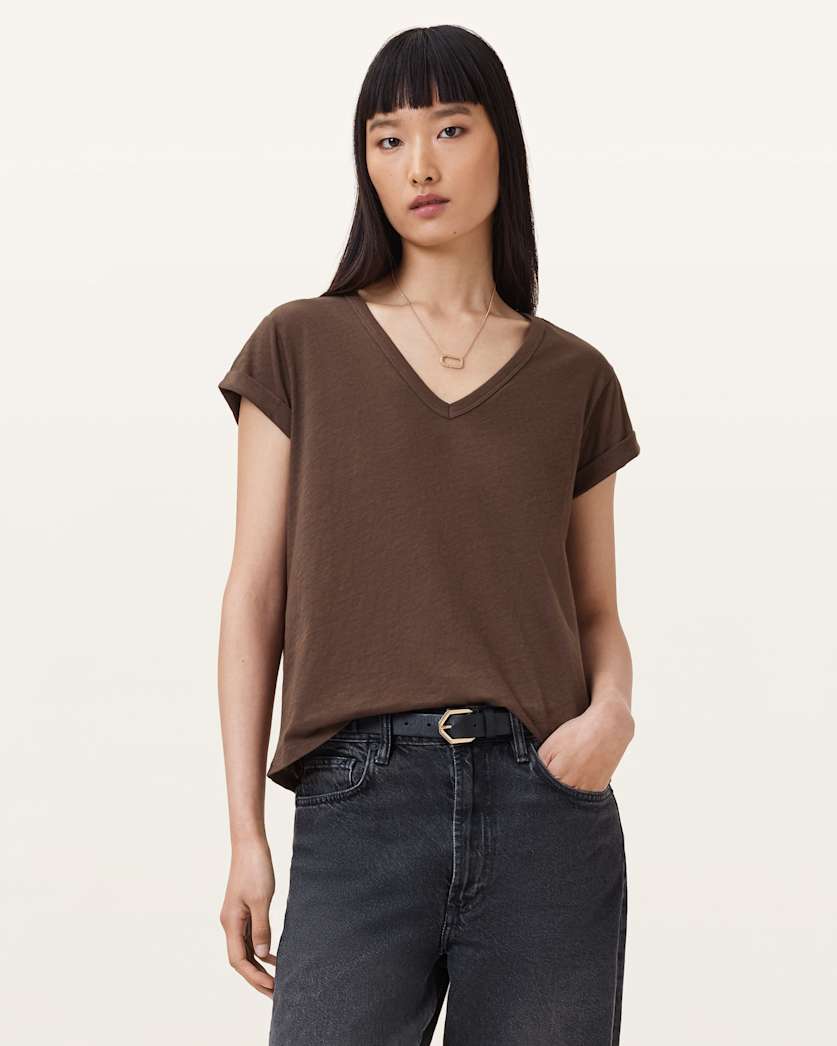 Anna V-Neck Short Sleeve T-Shirt