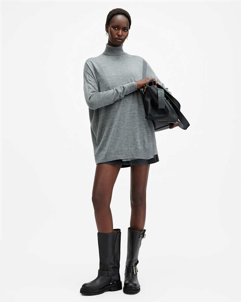 Bern Merino Wool Wrap Jumper