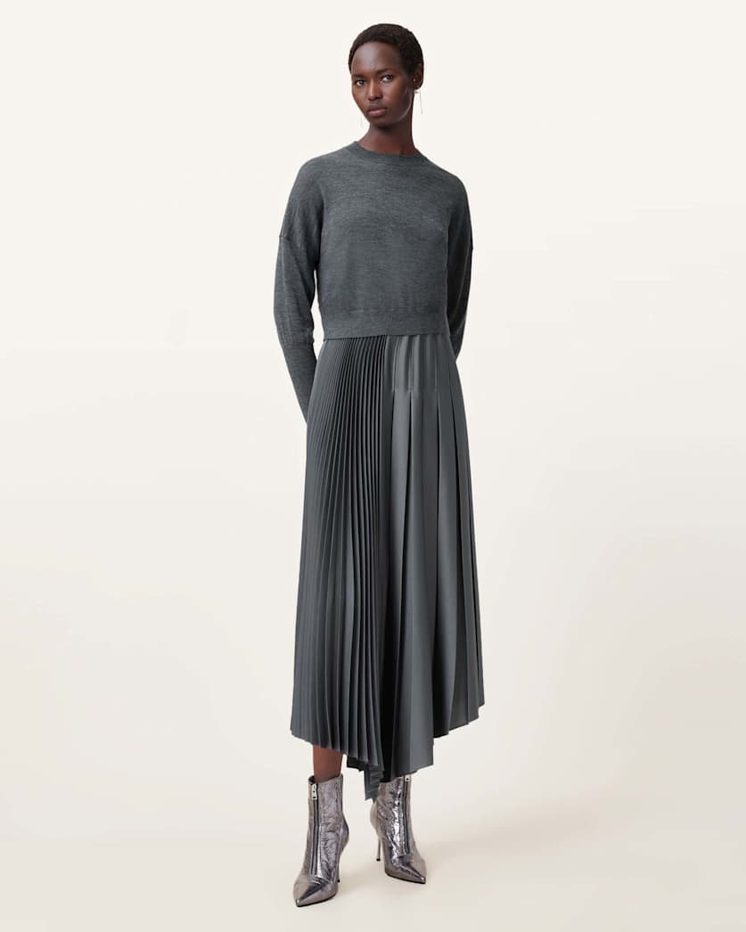 Adriana 2-in-1 Midi Dress