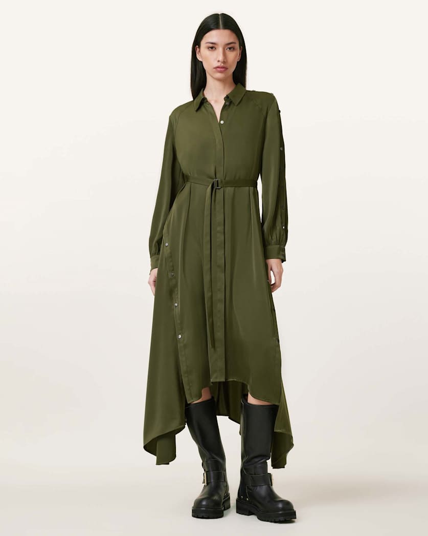 Lexi Satin Midi Dress