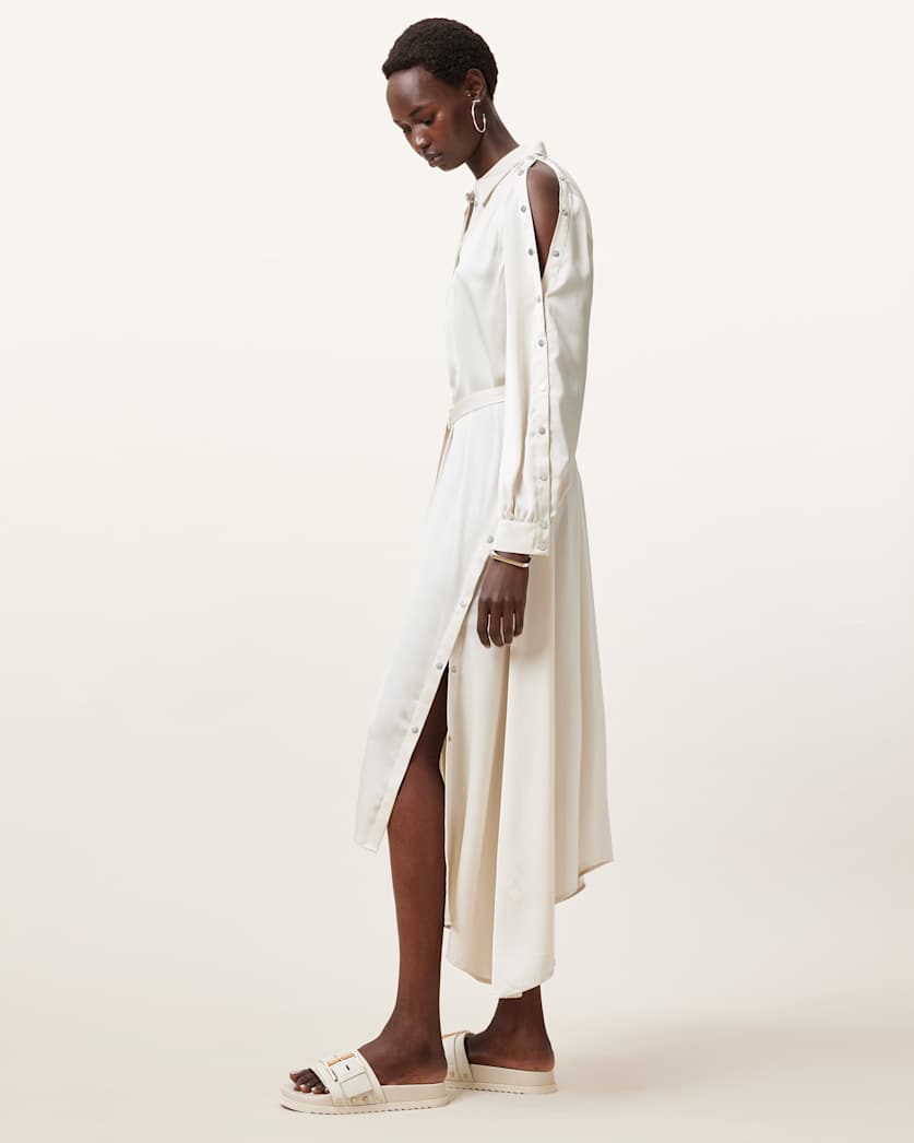 Lexi Satin Midi Dress