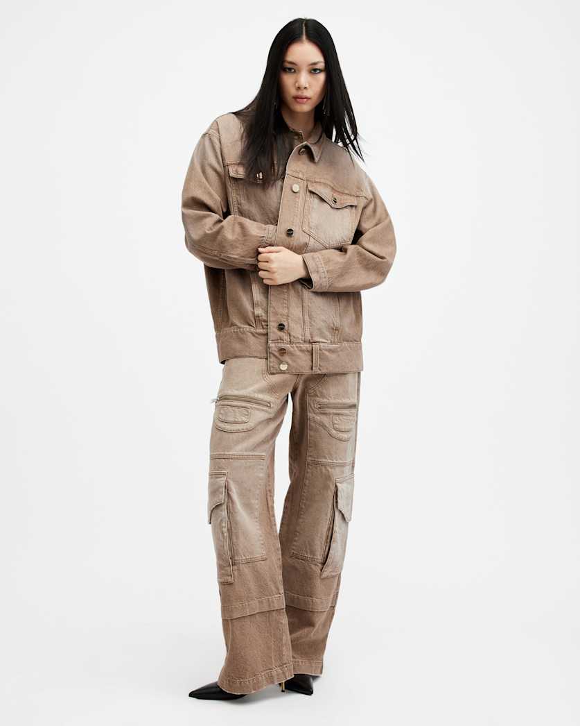 Willow Oversized Denim Trucker Jacket