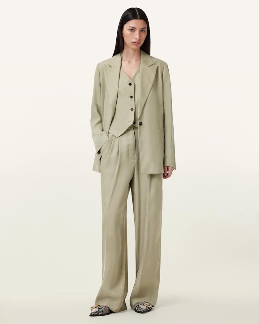 Averie Tencel Wide Leg Trousers