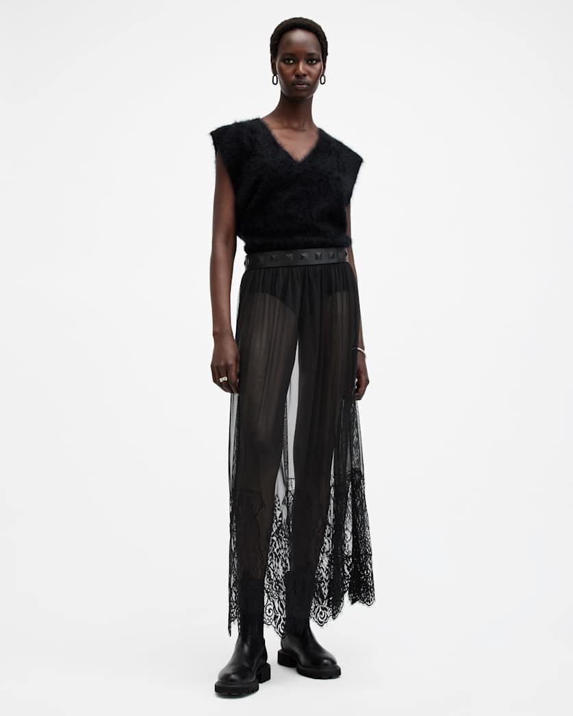 Ariella Lace Midi Skirt