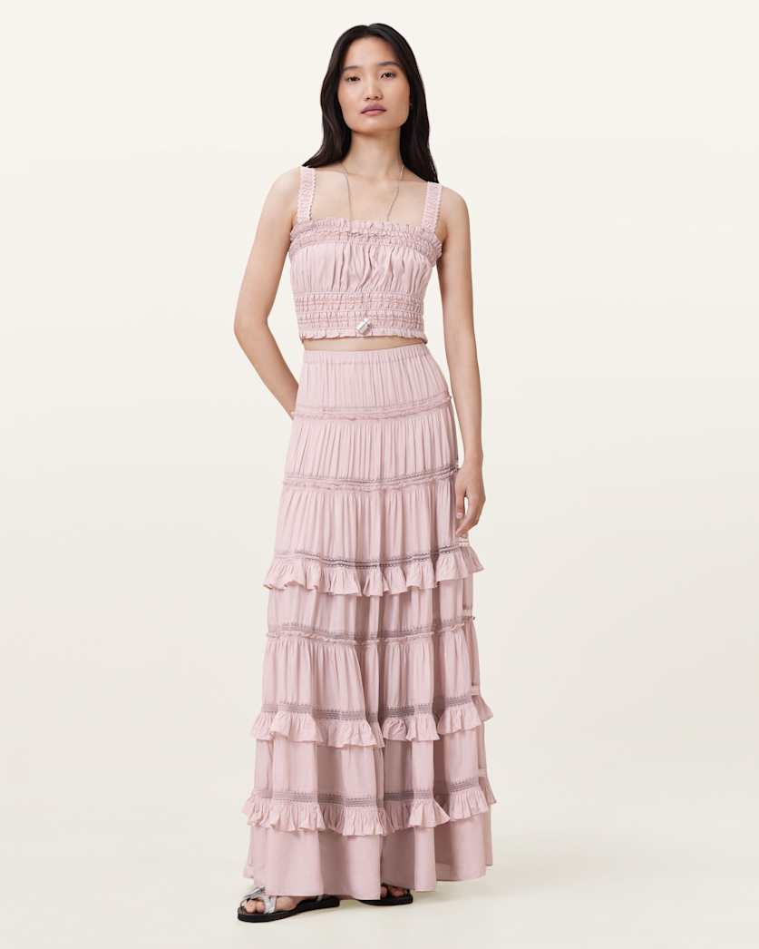 Talia Tiered Maxi Skirt