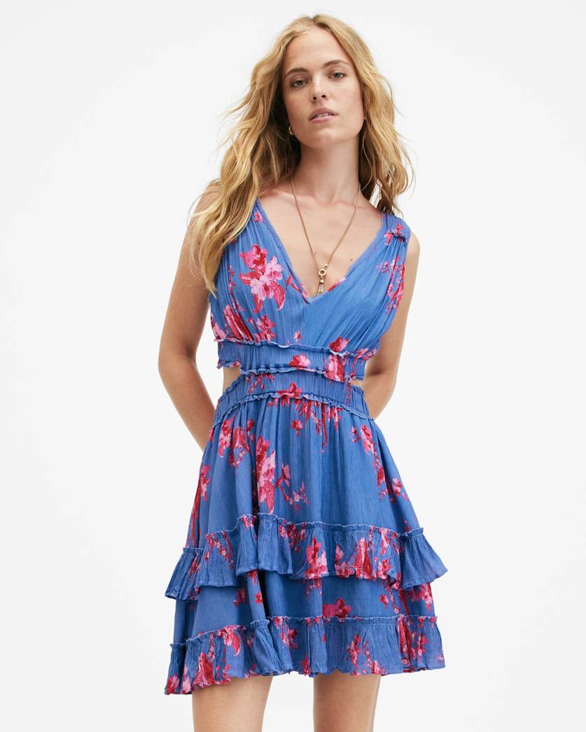 Mikayla Iona Floral Print Mini Dress