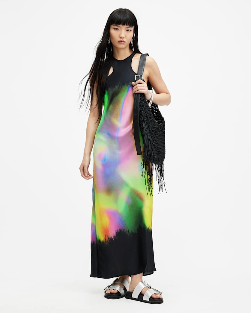 Betina Orbital Slim Fit Maxi Dress