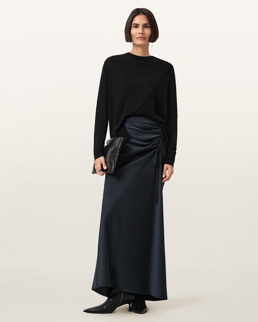 Alexia Gathered Maxi Skirt