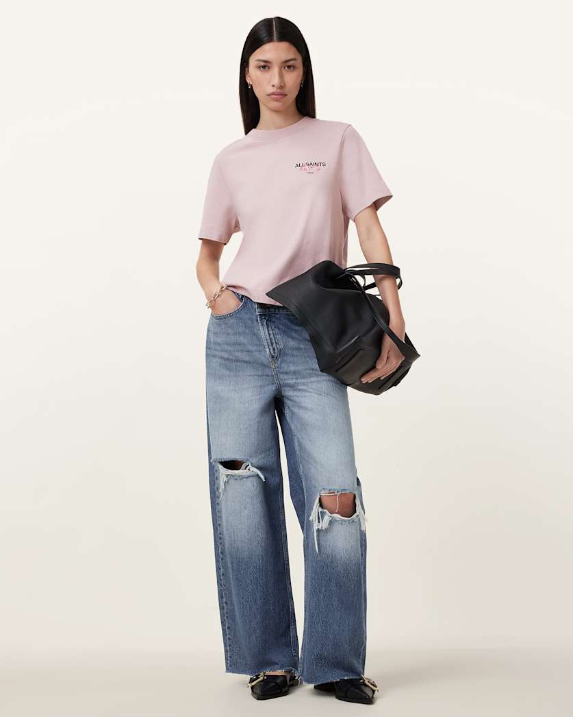 Amore Lisa Boxy Crew Neck T-Shirt