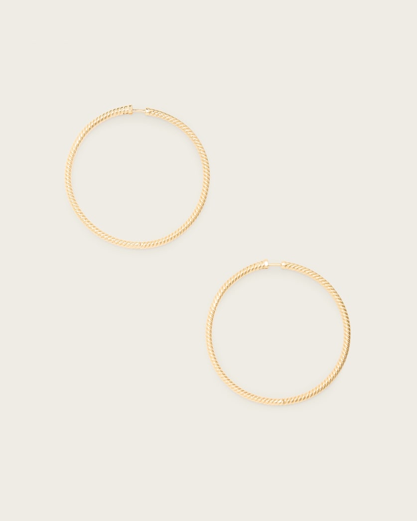Beck Large Hoop Earrings