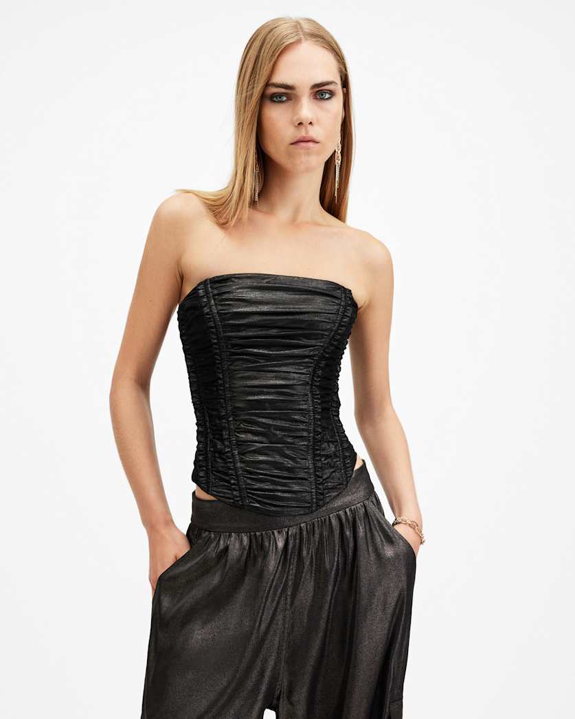 Livvy Metallic Bodycon Corset