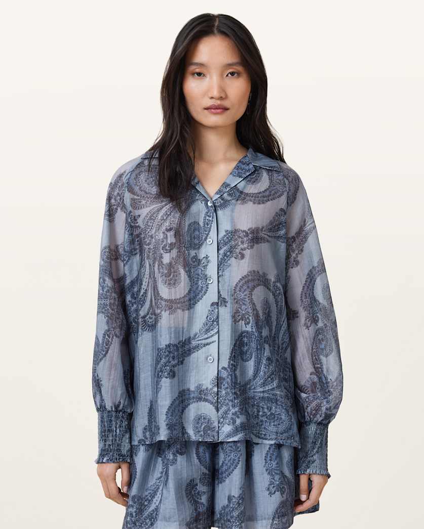 Isla Printed Long Sleeve Shirt