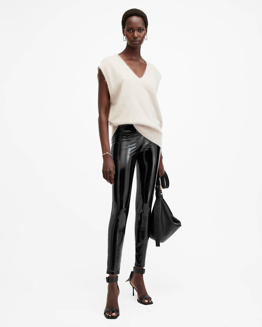 Cora High-Rise Shine Leggings