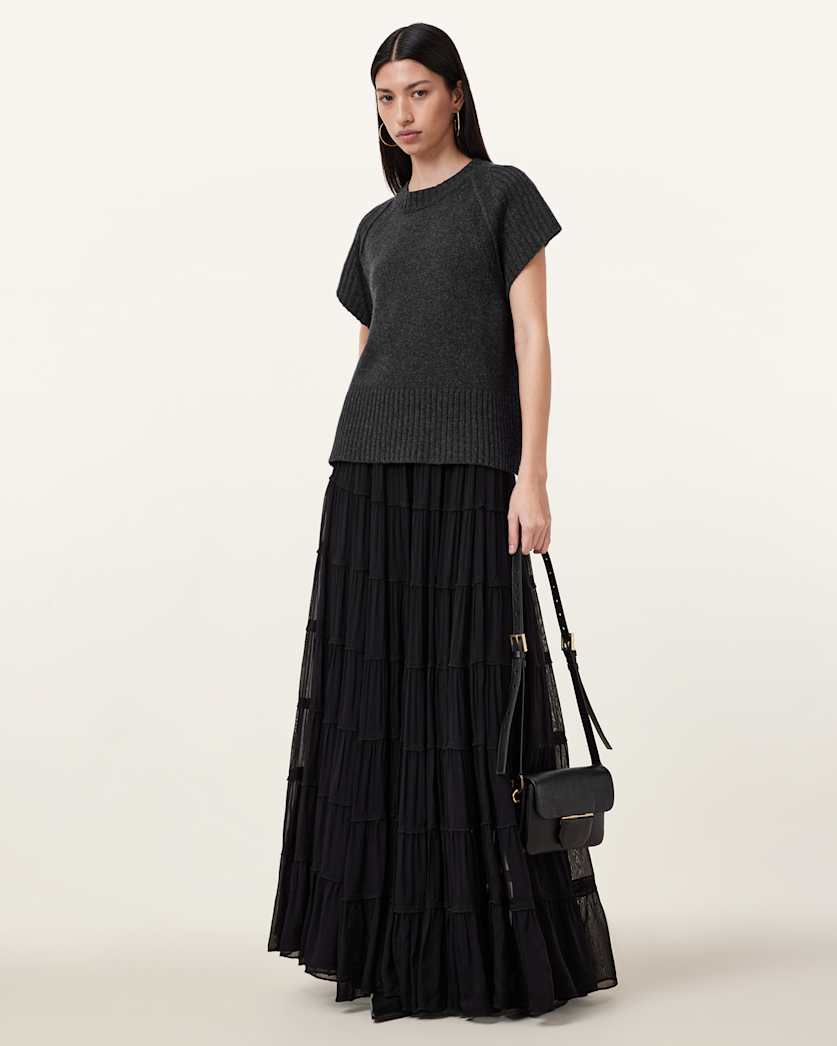 Eva Tiered Maxi Skirt