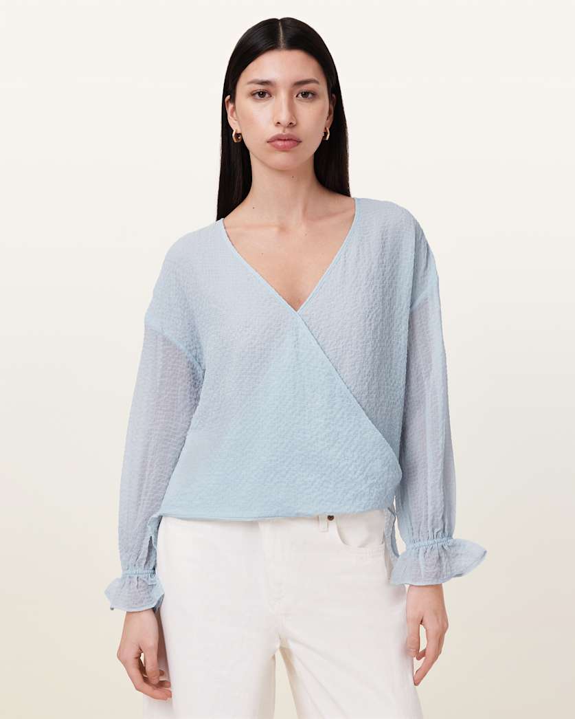Penny Seersucker Top
