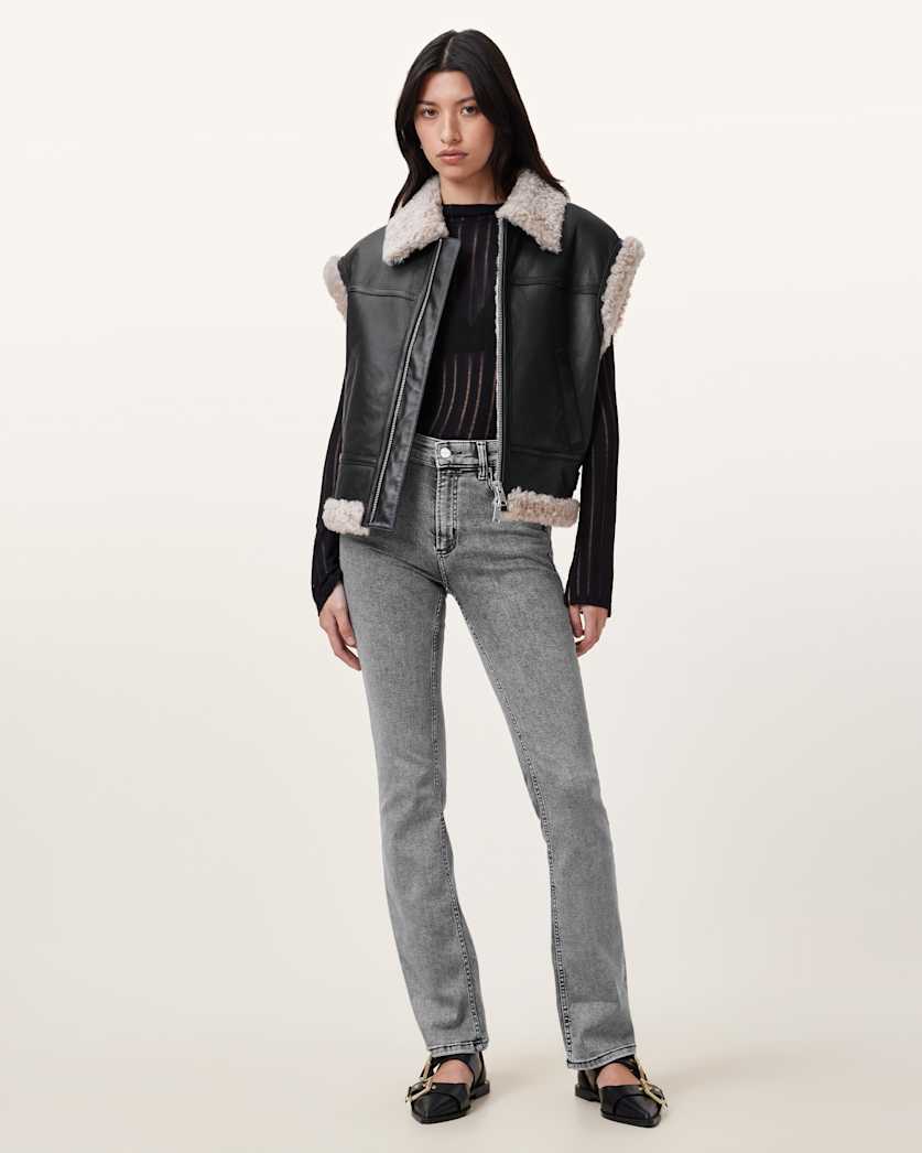 Haldan Slim Bootcut Denim Jeans