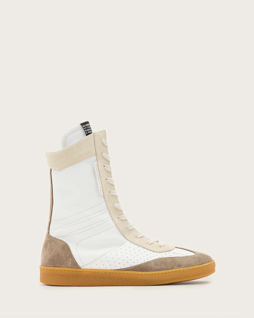 Louise Leather High Top Trainers
