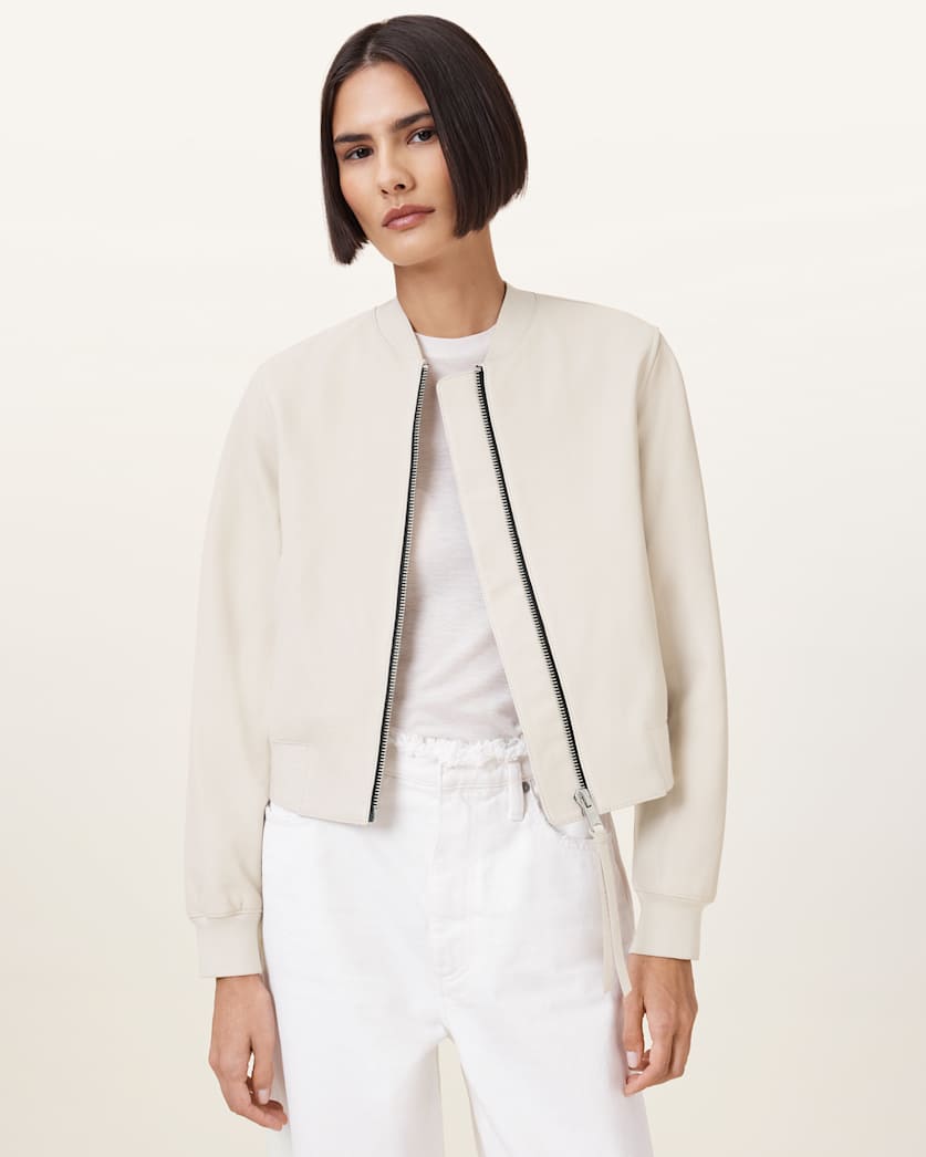 Orten Leather Bomber Jacket