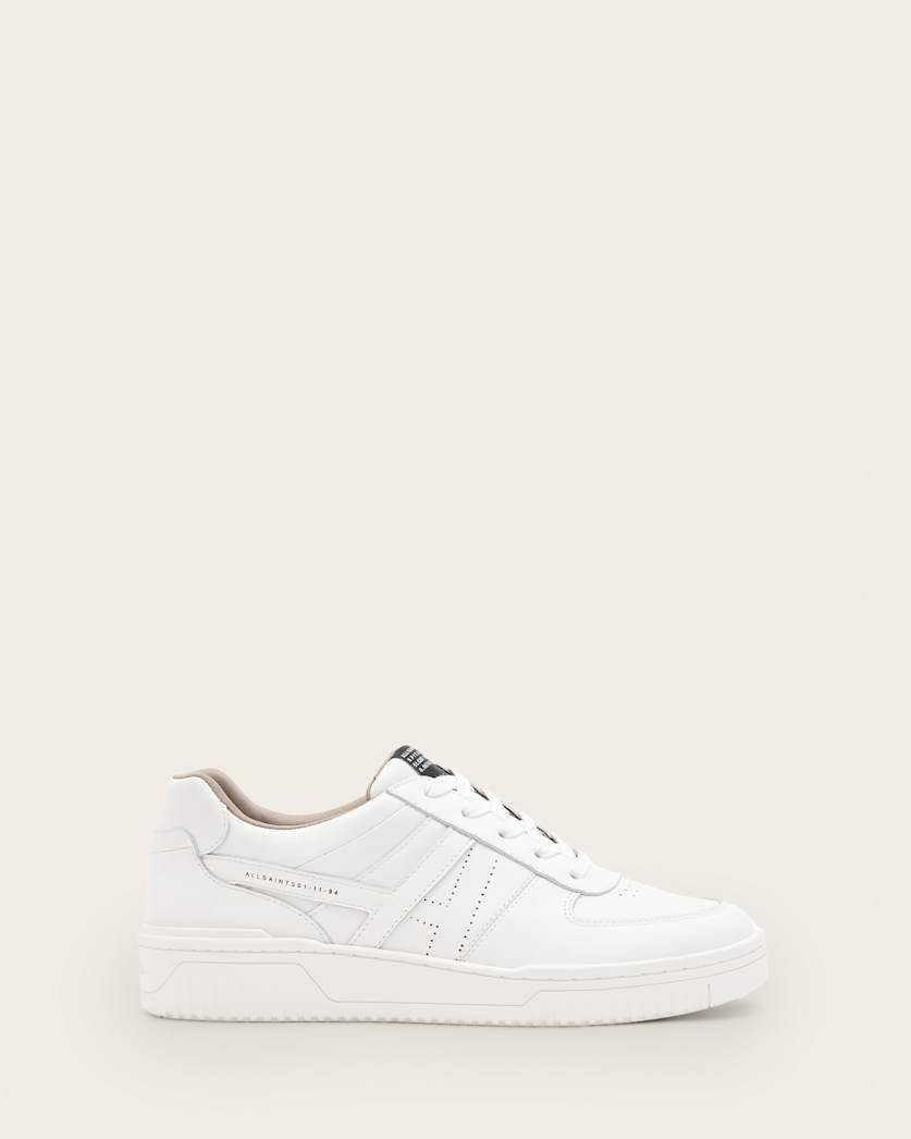 Vix Low Top Round Toe Leather Trainers