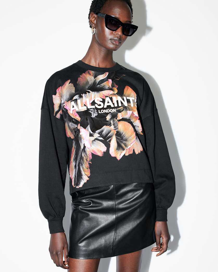 Fleurir Lila Oversized Sweatshirt
