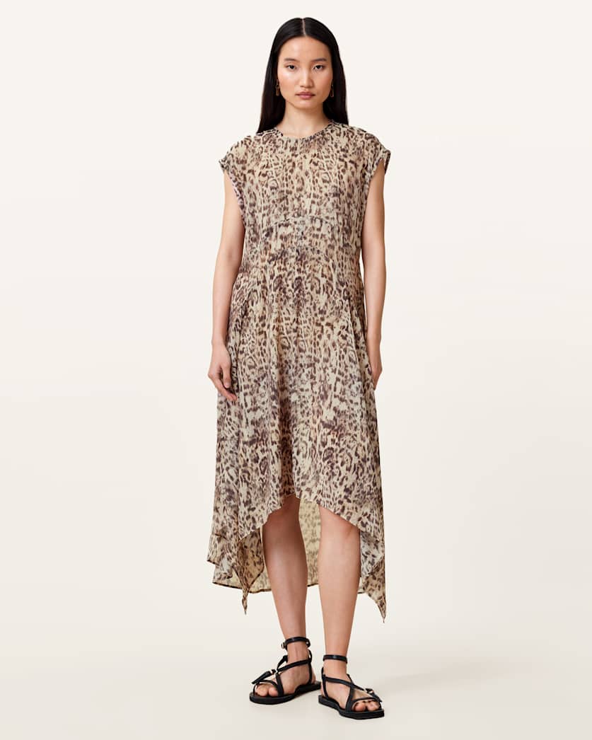 Arwen Leopard Print Dress