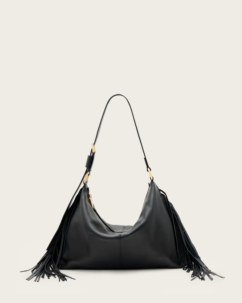Edbury Fringed Leather Shoulder Bag