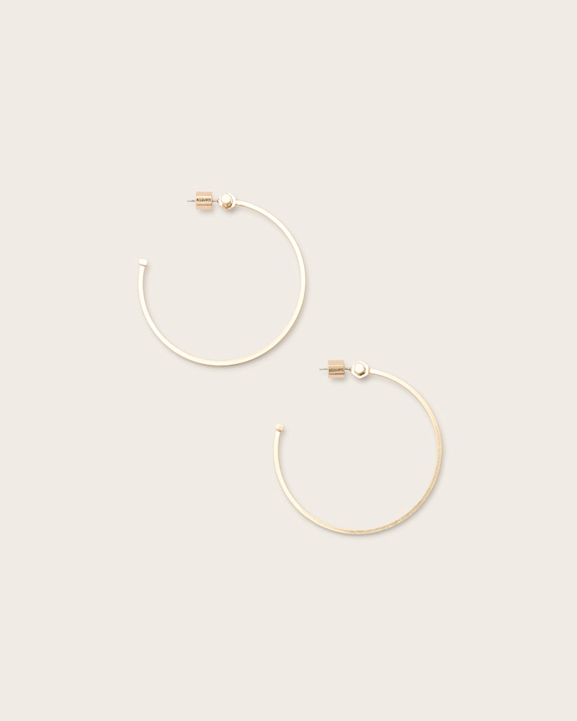 Toggle Large Hoop Earrings