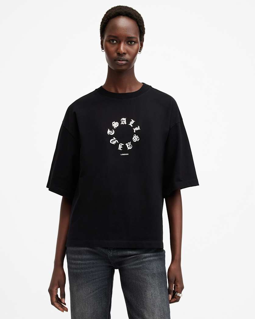 Tieroth Amelie Metallic Logo T-Shirt