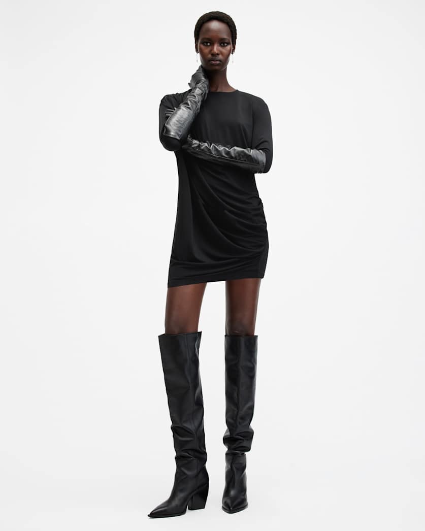 Devin Draped Mini Dress