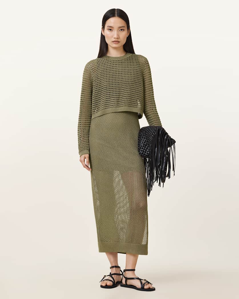 Miro Open Stitch 2-in-1 Maxi Dress