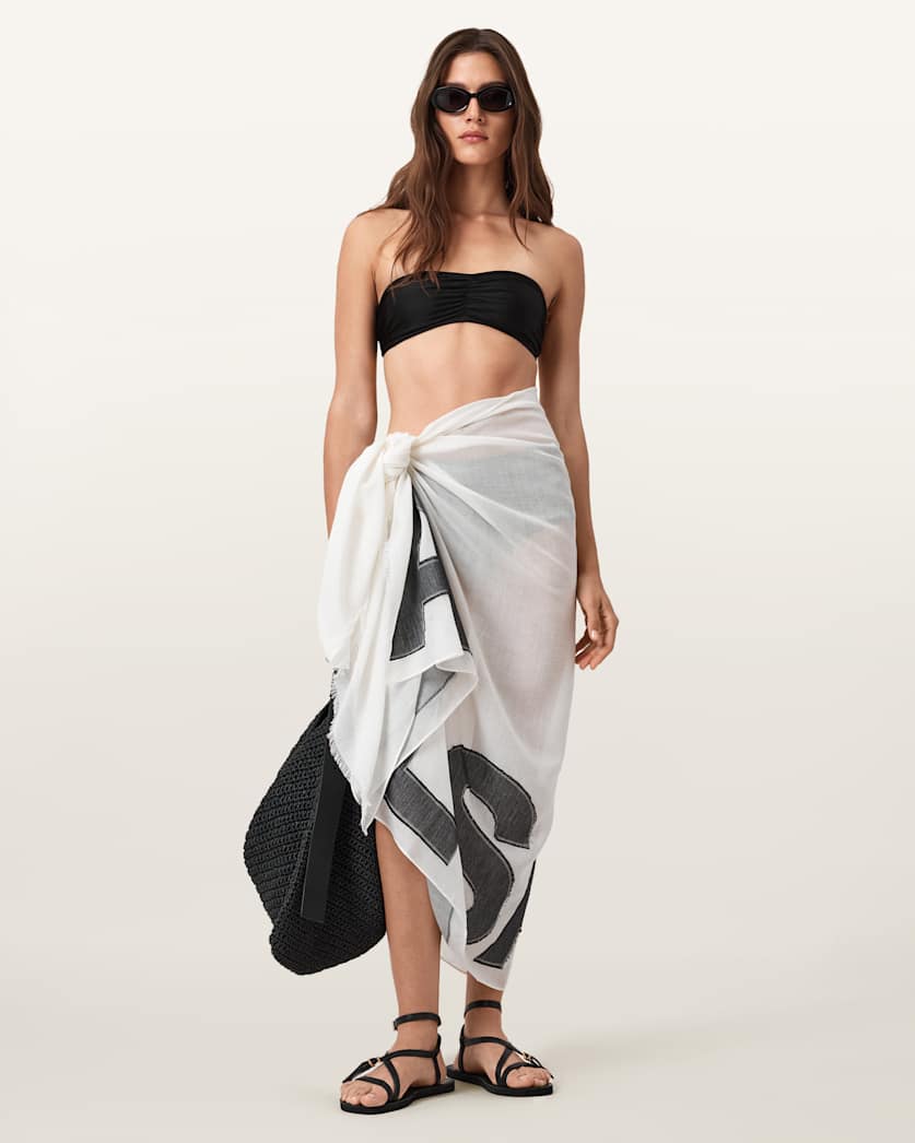 Underground Print Logo Pareo Scarf