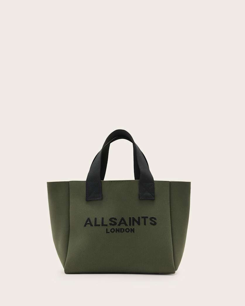 Izzy Logo Print Knitted Mini Tote Bag