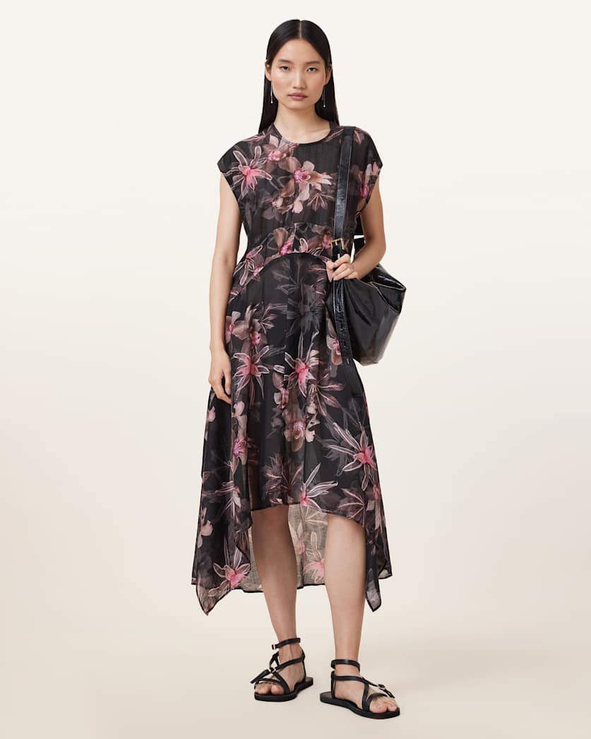 Arwen Floral Print Maxi Dress