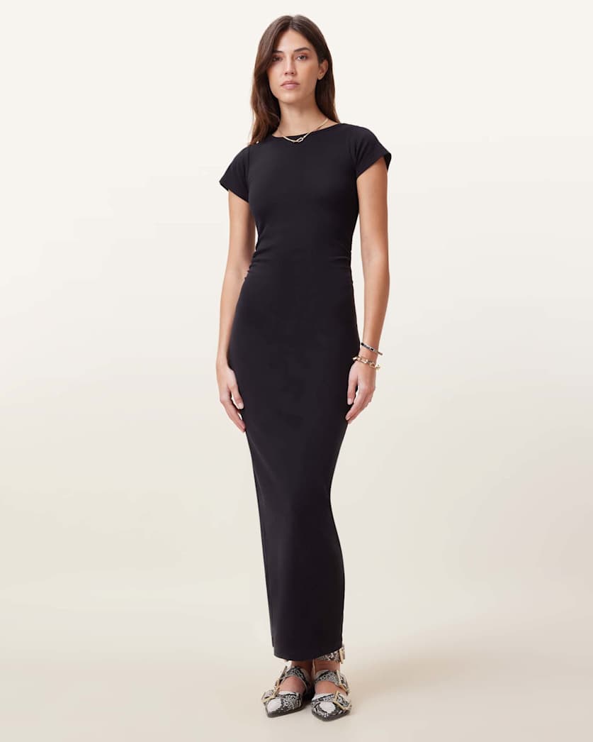 Katarina Short Sleeve Slim Fit Maxi Dress