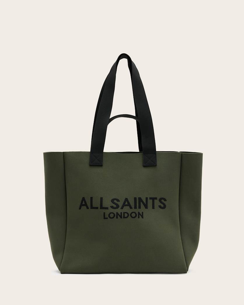 Izzy Large Logo Knitted Tote Bag