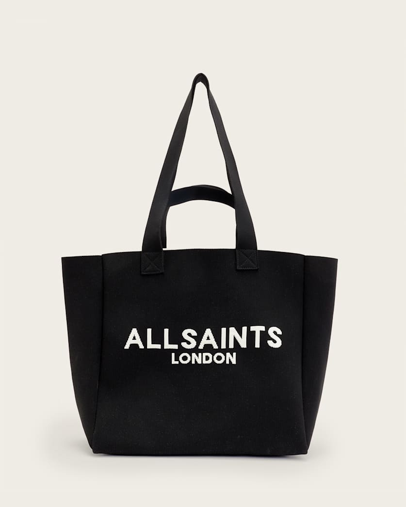 Izzy Large Logo Knitted Tote Bag