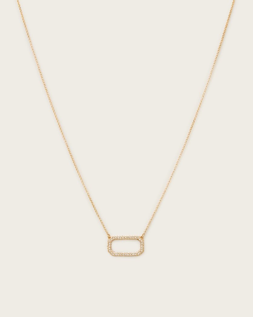 Tia Crystal Pave Necklace