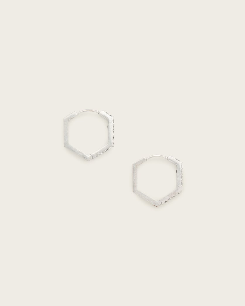 Hattie Hex Hoop Earrings
