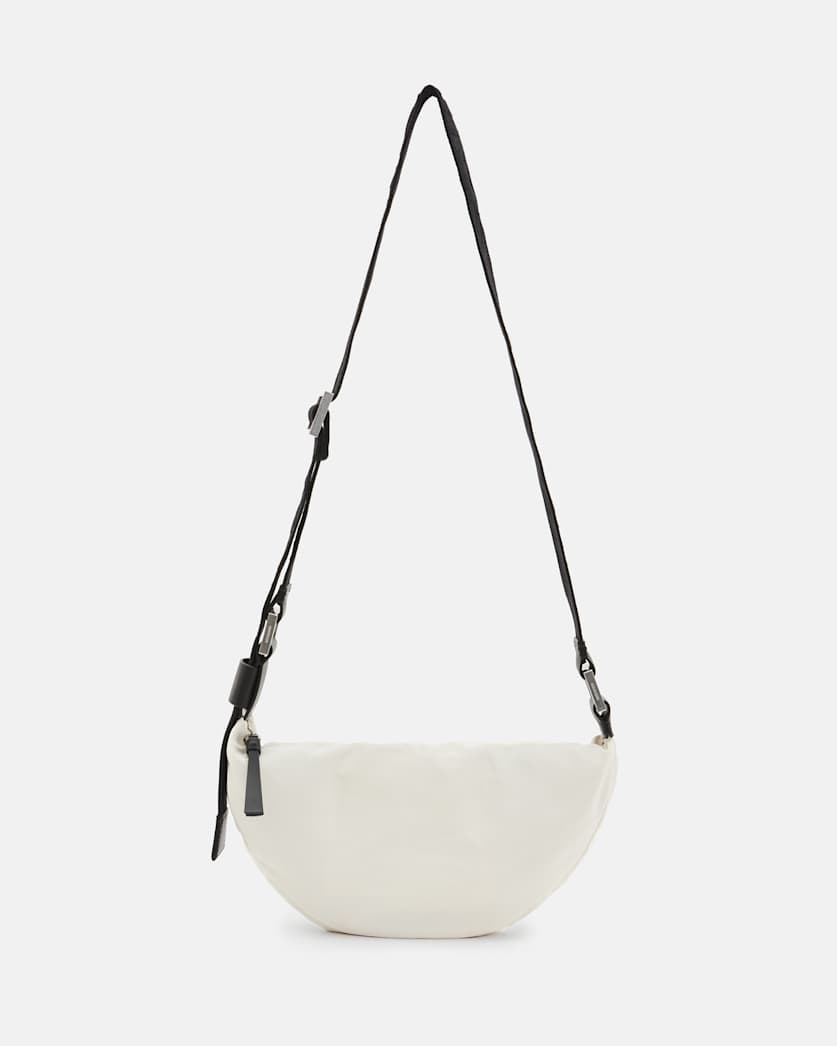 Half Moon Nylon Crossbody Bag