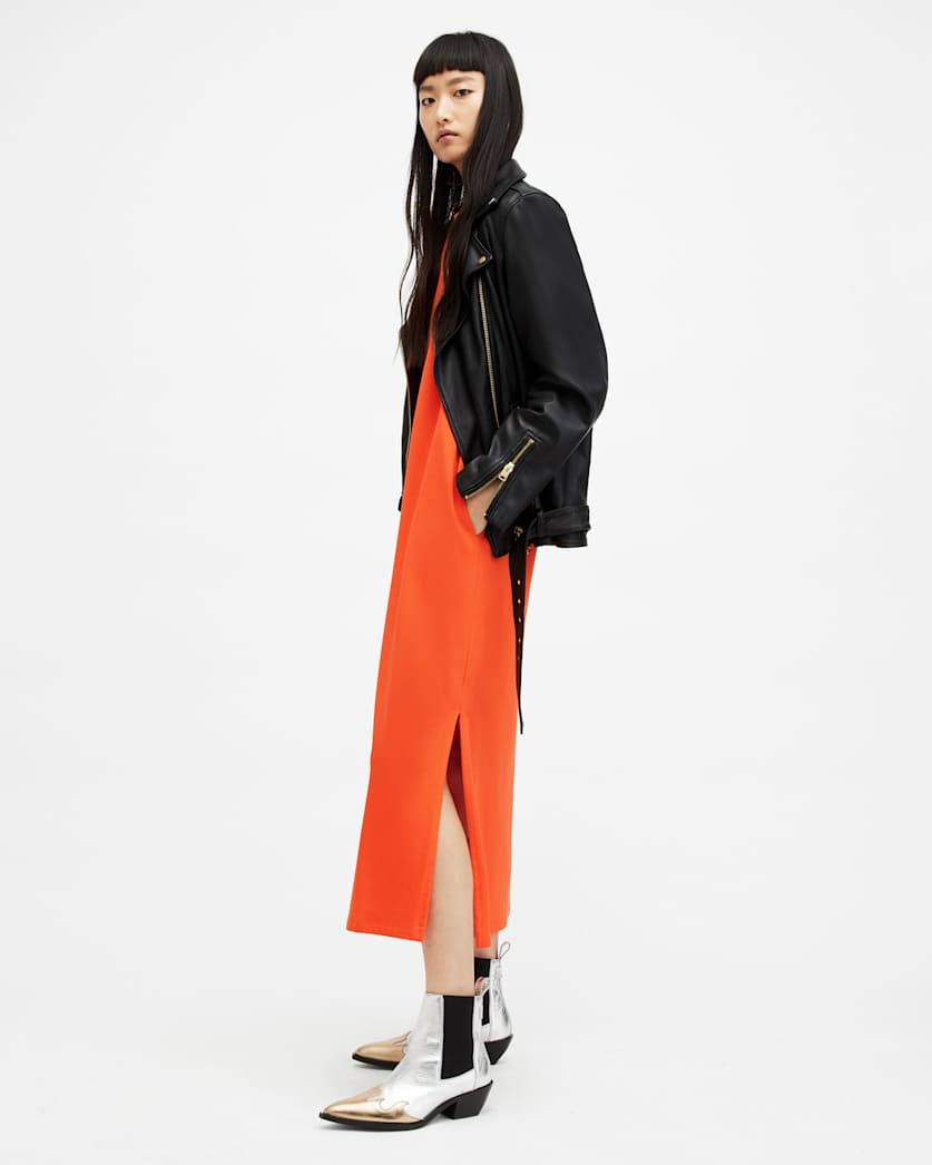 Anna Crew Neck Short Sleeve Maxi Dress
