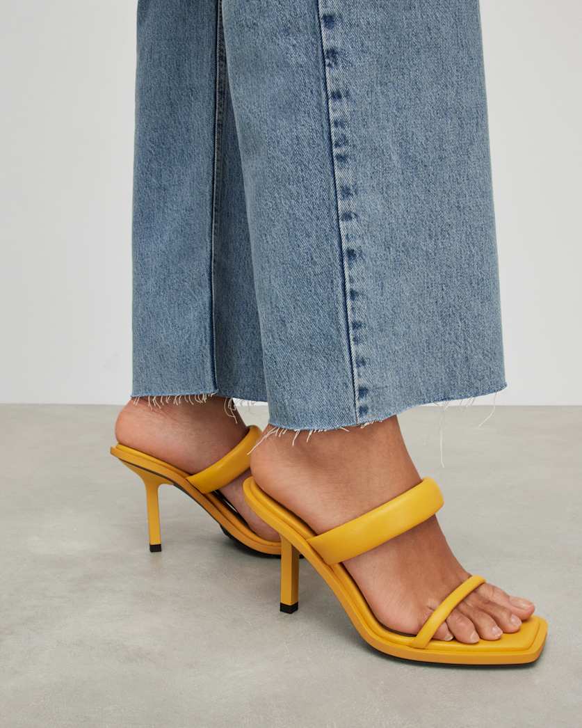 Ava Leather Heeled Sandals
