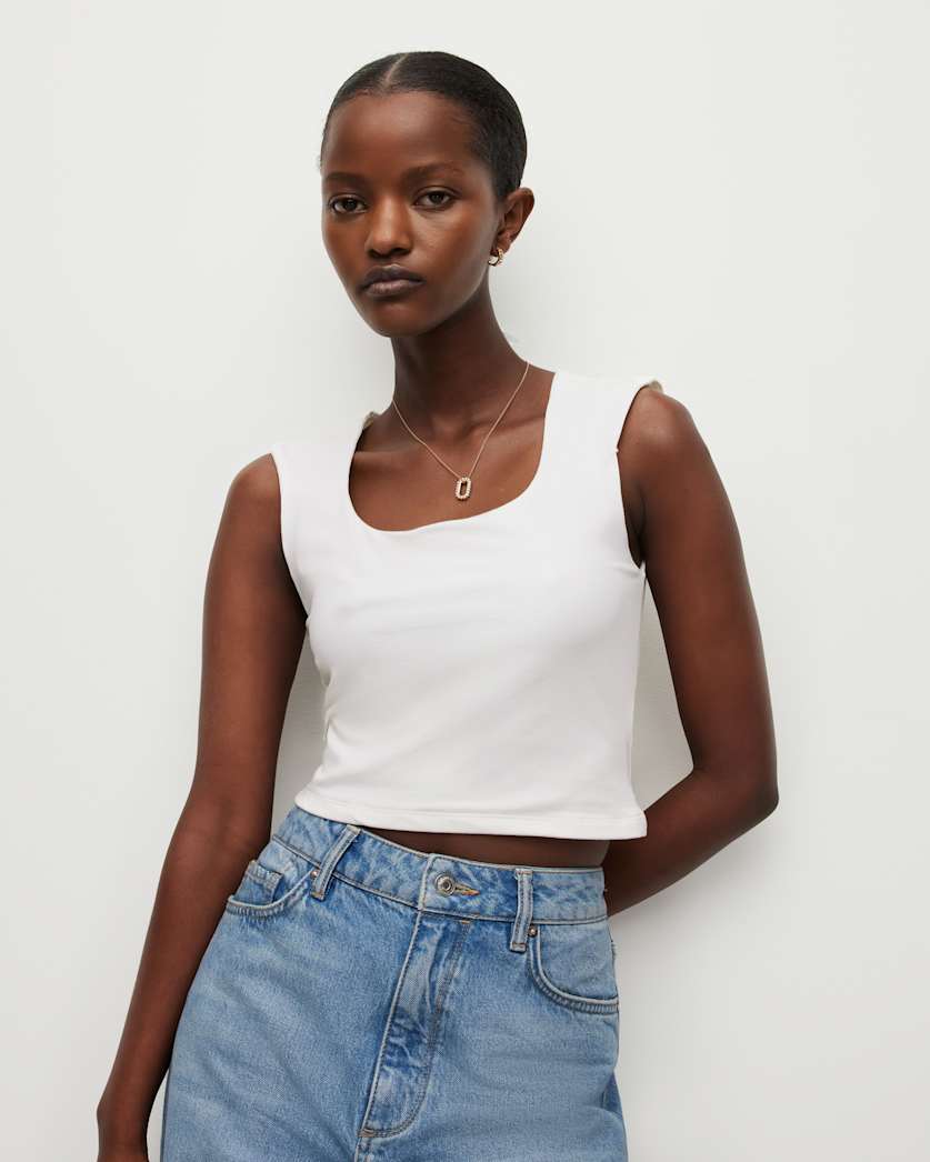 Tamie Sleeveless Stretch Tank Top
