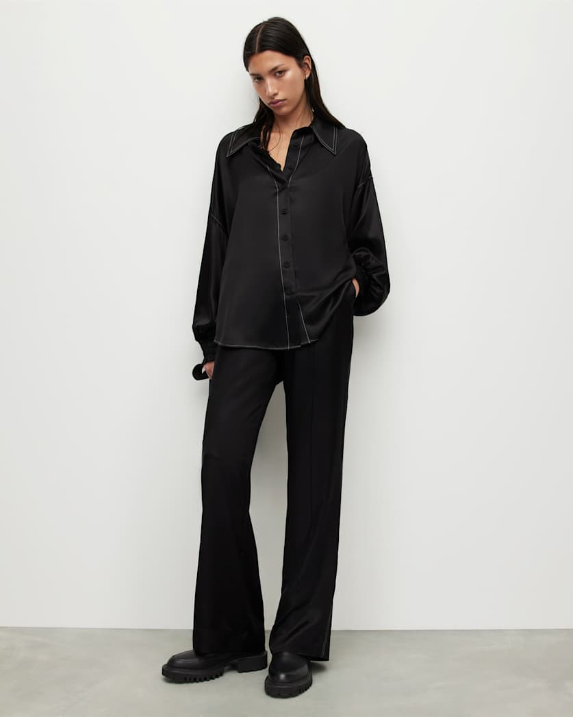 Charli Silk Blend Trousers