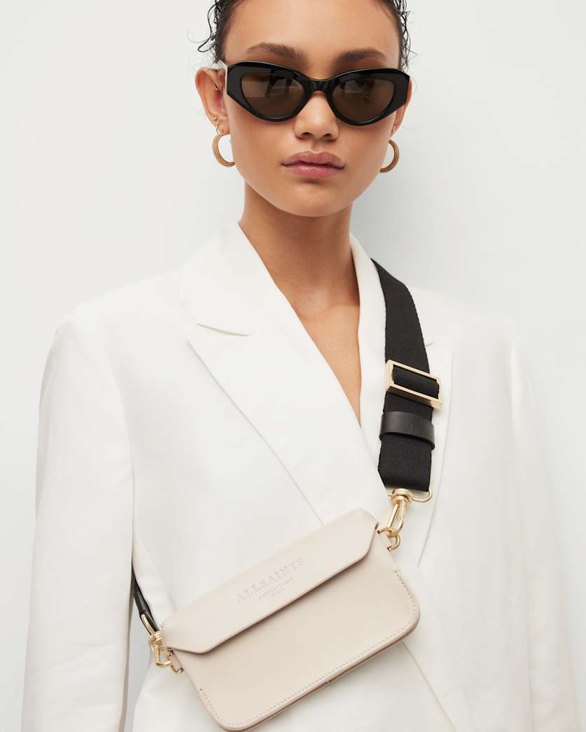 Zoe Leather Crossbody Bag