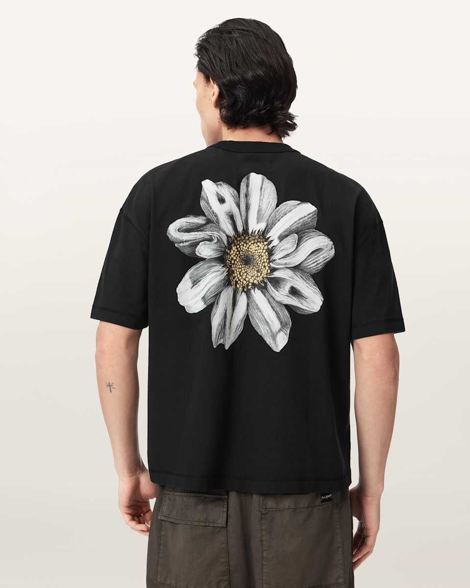 Petals Oversized Short Sleeve Graphic T-Shirt