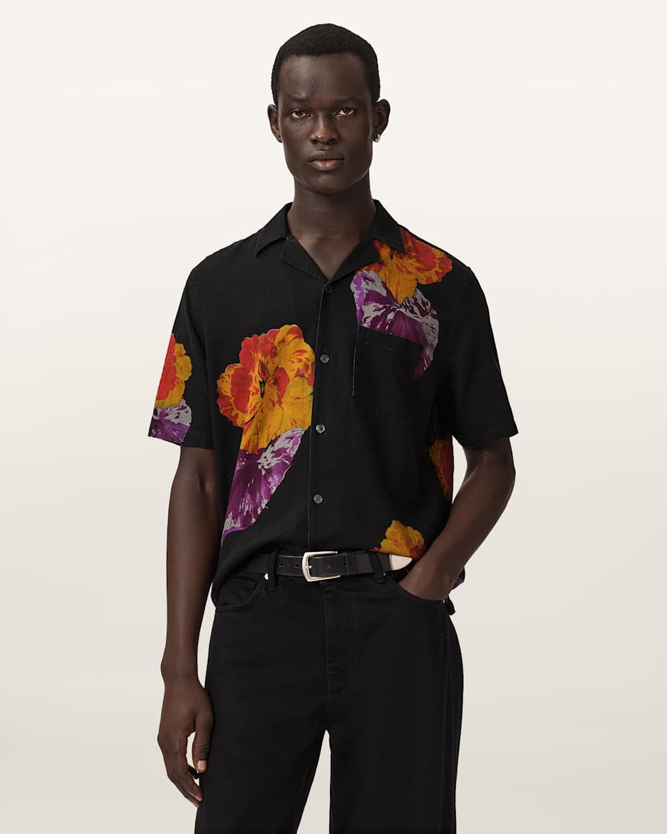 Nouvelle Short Sleeve Linen Blend Shirt